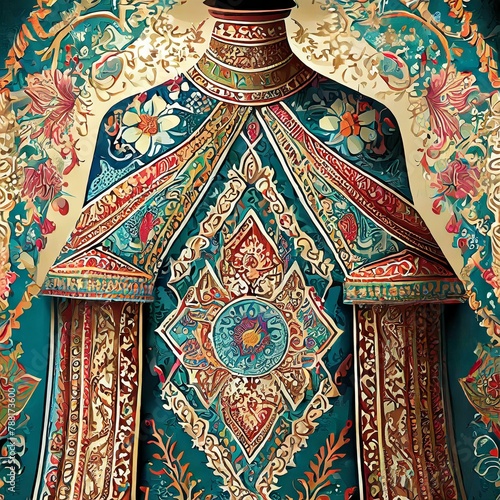 Osmanische Kultur Malerei der Kleidung 