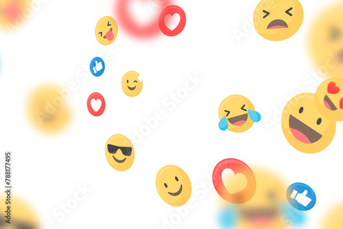 Φωτογραφία Emoticons png patternjds positive reaction from social media