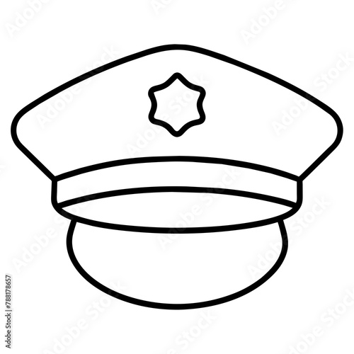 police-hat-icon