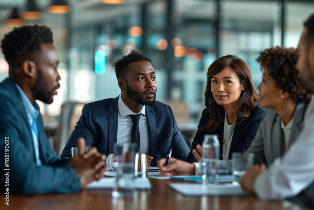 Group of People Sitting Around a Table Group of People Sitting Around a Table