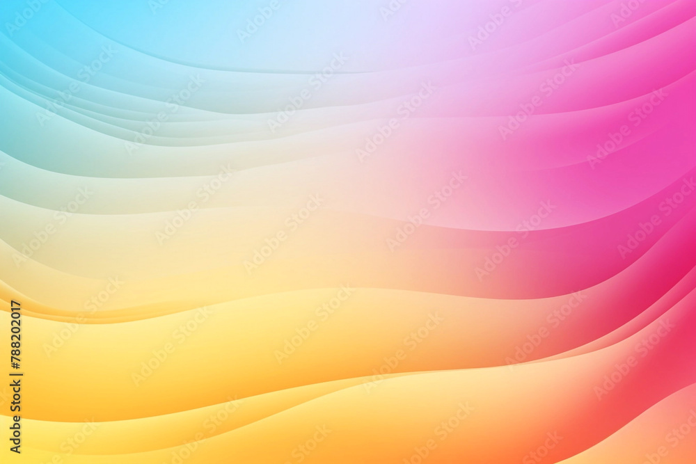 Fototapeta premium Colourful paper pastel gradients abstract blue magenta orange background