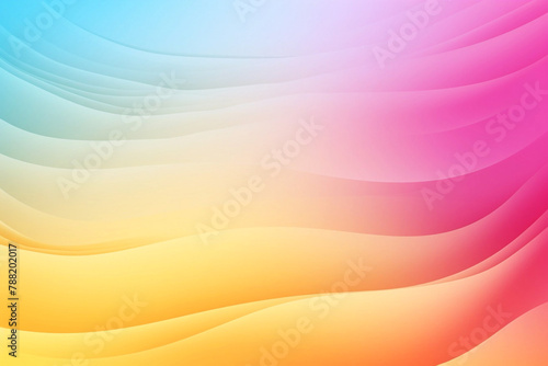 Colourful paper pastel gradients abstract blue magenta orange background