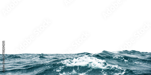Ocean png border, blue nature, transparent background photo