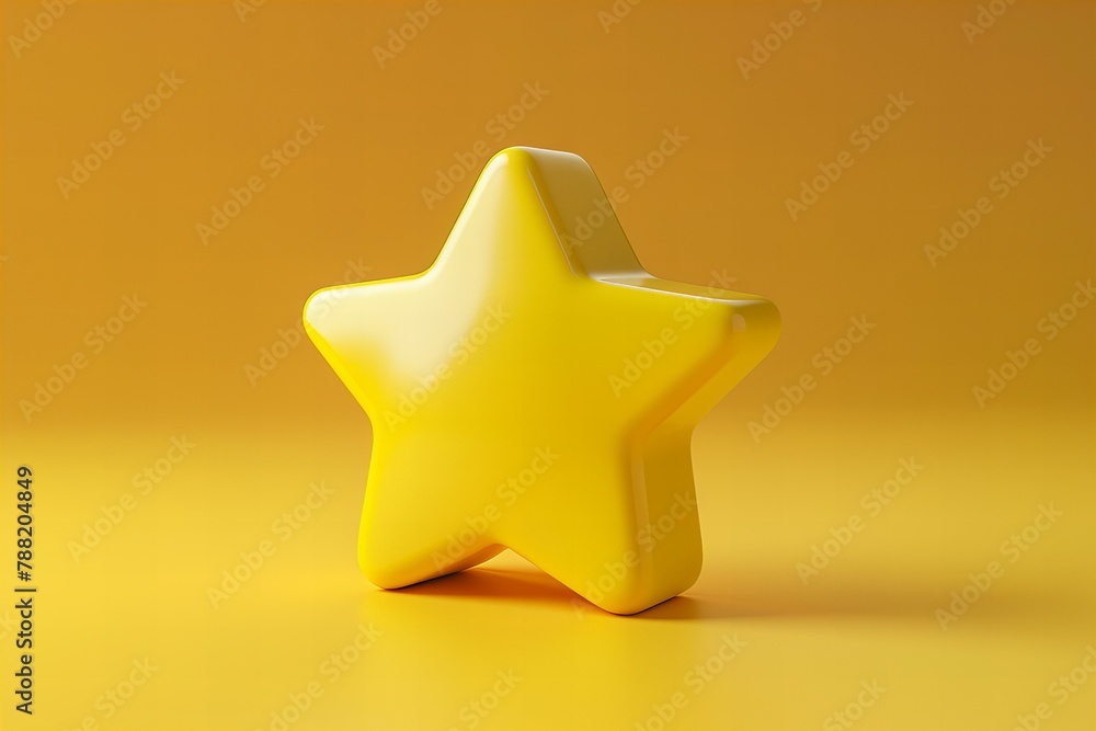 3d star representing customer success and satisfaction 3d star representing customer success and satisfaction