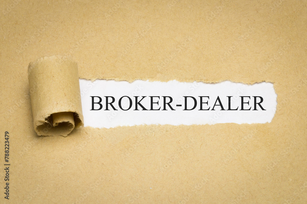 Broker-Dealer - obrazy, fototapety, plakaty 