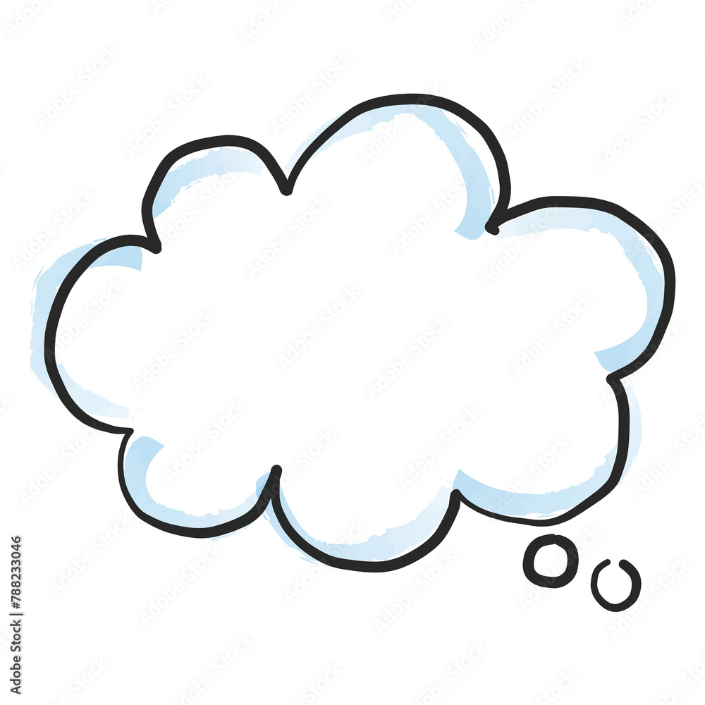 PNG think speech bubble, fluffy cloud shape in transparent background PNG think speech bubble, fluffy cloud shape in transparent background