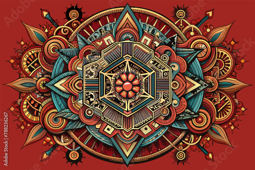 An intricate design conveying complexity and intricacy