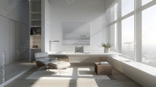 Wallpaper Mural Creating a Zen-Like Home Office Retreat: Embracing Tranquility and Serenity Torontodigital.ca