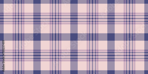 National check textile seamless, stripe fabric pattern vector. Decorating texture plaid tartan background in pastel and light colors.
