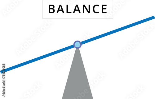 balance Scales icon. Libra isolated on white background. Vector stock illustration.