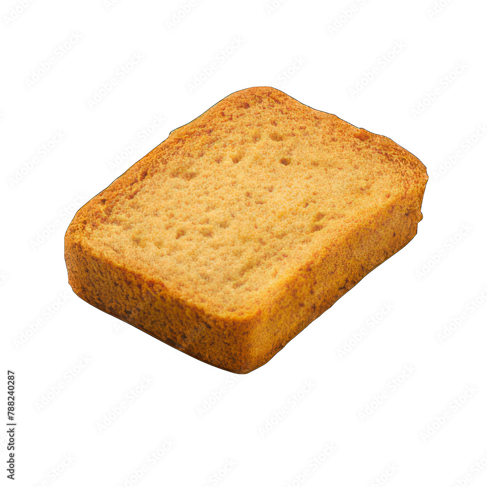a rusk, isolated on transparent background a rusk, isolated on transparent background