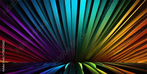 Abstarct colorful background line stright line. 3d  photo