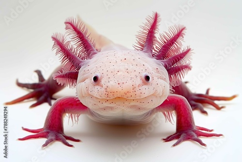 Axolotl, Isolated on white