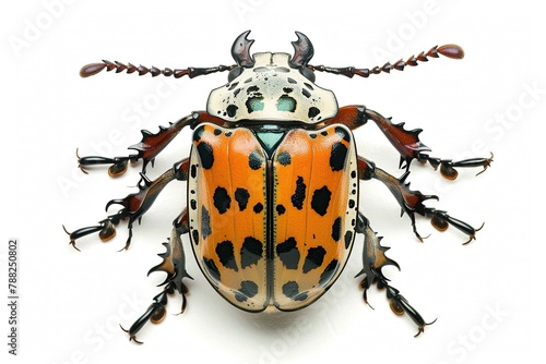 Goliath Beetle, Isolated on white photo