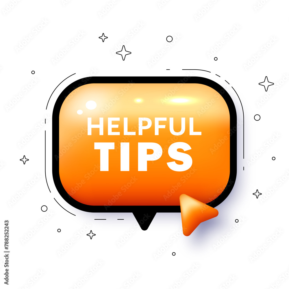 Helpful tips chat offer. Speech bubble cursor banner 3D. Text box balloon. Helpful tips tag. Education faq sign. Help assistance symbol. Offer speech bubble Helpful tips chat offer. Speech bubble cursor banner 3D. Text box balloon. Helpful tips tag. Education faq sign. Help assistance symbol. Offer speech bubble