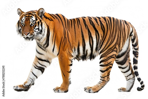 Tiger  Isolated on white