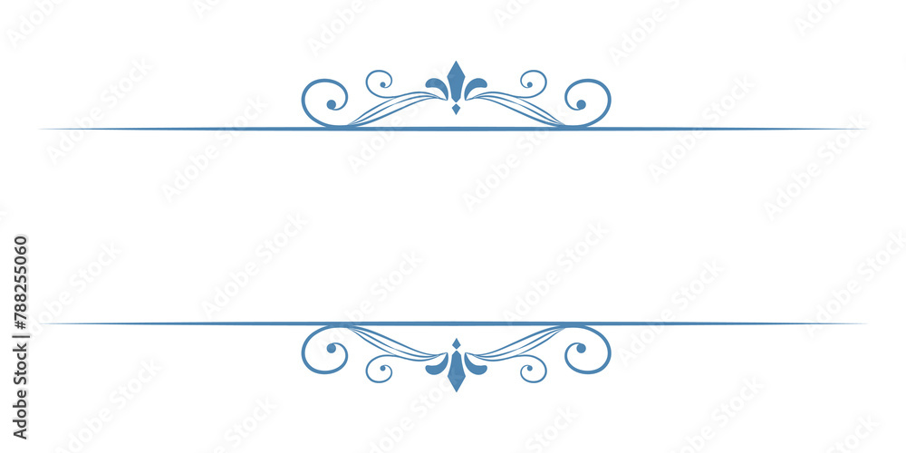 Swirl frame png blue ornate sticker, aesthetic journal collage element, transparent background Swirl frame png blue ornate sticker, aesthetic journal collage element, transparent background