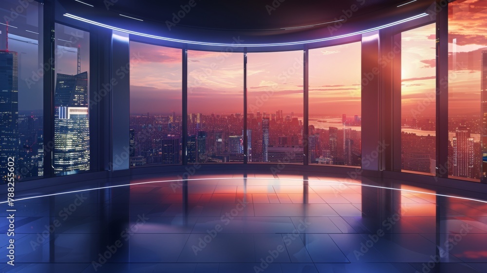 Industrial TV show backdrop. Ideal for virtual tracking system sets, with green screen. 3D rendering Industrial TV show backdrop. Ideal for virtual tracking system sets, with green screen. 3D rendering