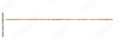 Gold line divider png sticker, transparent background