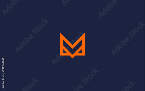 letter mv logo icon design vector design template inspiration
