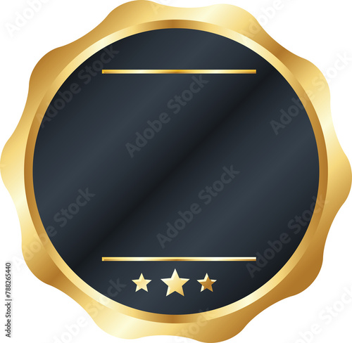 premium badge or emblem element for awardwinning designs photo