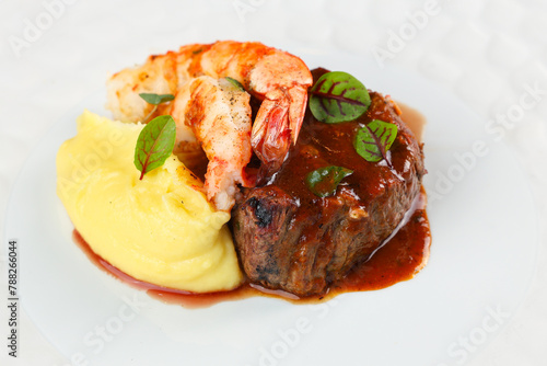 Photography Surf and turf dish