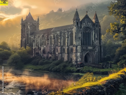 Tintern Abbey, medieval monastery in Wales photo