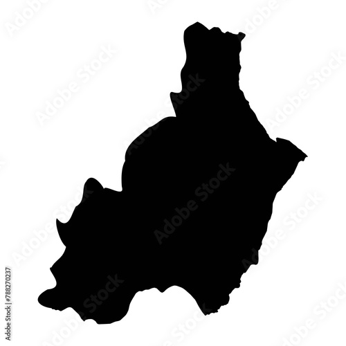 Map of the Province of a Almeria, administrative division of Spain. Vector illustration. photo