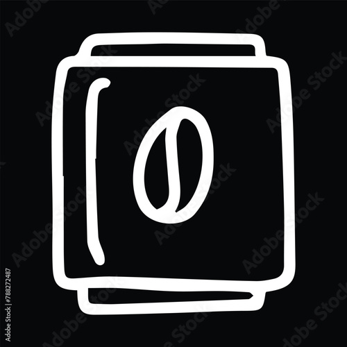 coffee mug icon outline design