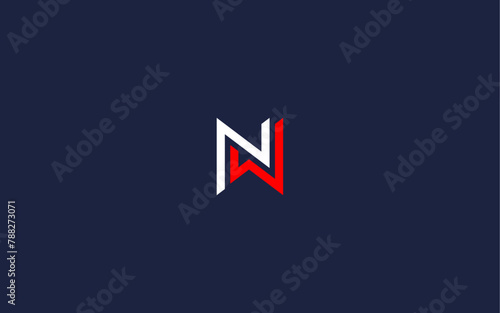 letter nw logo icon design vector design template inspiration photo