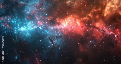 Cosmic Dance of Stars and Gas Clouds
 photo