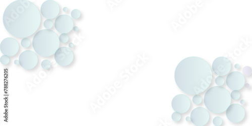 3d render of blue particle on white  background .arrangement of blue pills on white background  Background for skincare product with hyaluronic acid promotion shot 