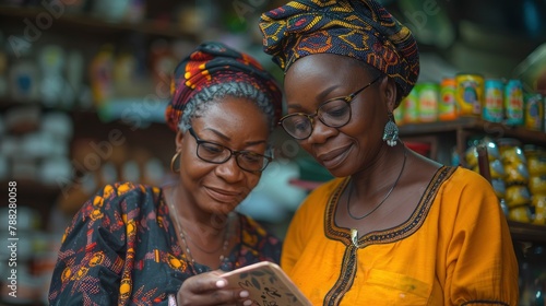 A mother receiving a handmade gift from her child, treasuring the thoughtfulness behind itimage