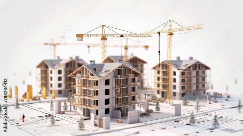 The concept of building and architectural construction contracting