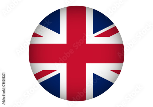 Icono de un pin de UK, Reino Unido photo
