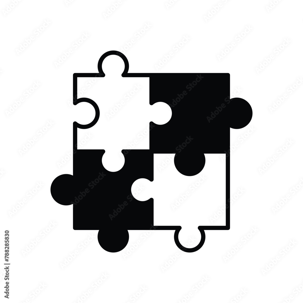 Puzzle vector icon Puzzle vector icon