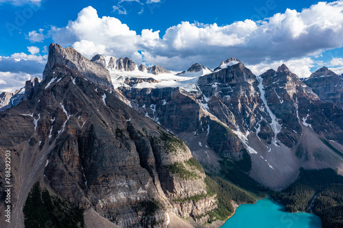 Moraine Lake in Banff National Park, Canada, Valley of the Ten Peaks. Inspirational screensaver. © romankrykh