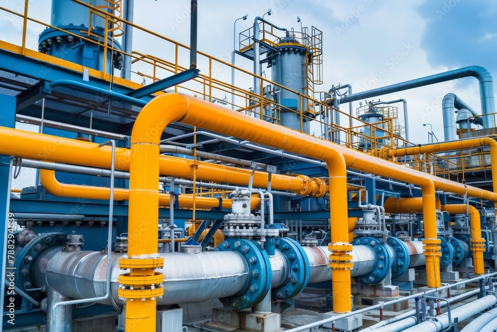 Oil refinery facilities: Processing and refining operations
