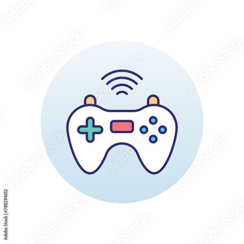 Gamepad vector icon