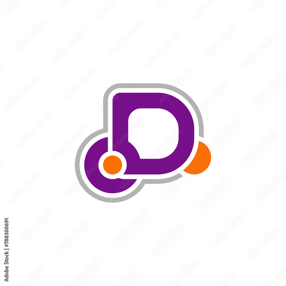 Abstract D letter logo design vector Abstract D letter logo design vector