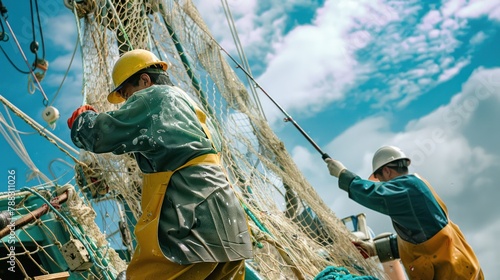  Investigate the role of corporate partnerships in advancing sustainable fishing and marine resource management. - © Chhayny