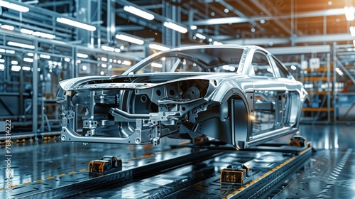 Analyze a collaboration between an automotive manufacturer and a steel producer to innovate in lightweight materials. photo