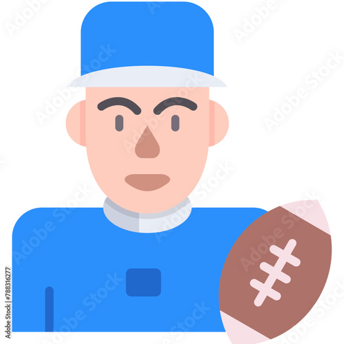 American Football Player Icon