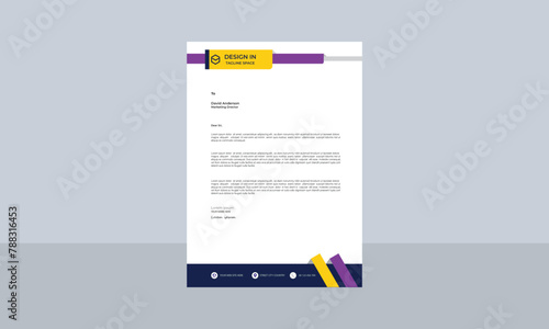 Professional and creative letterhead design 