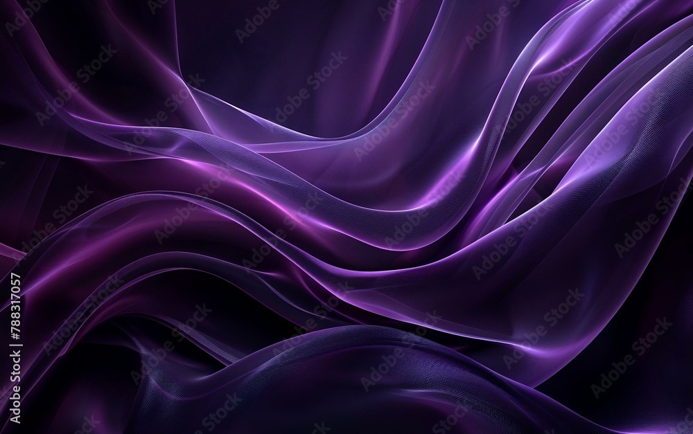 dark purple background with smooth lines, dark blue gradient in the style of smooth lines dark purple background with smooth lines, dark blue gradient in the style of smooth lines