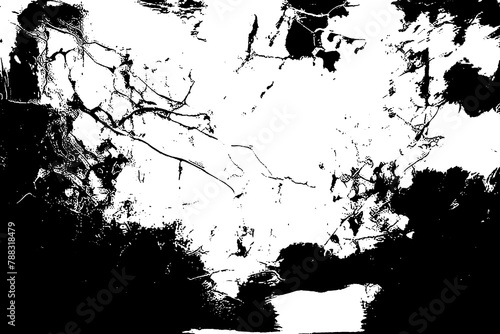 abstract painting background black and white texture