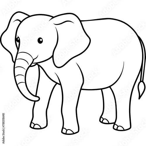 elephant illustration mascot,elephant silhouette,horse vector,icon,svg,characters,Holiday t shirt,black elephant drawn trendy logo Vector illustration,elephant line art on a white background