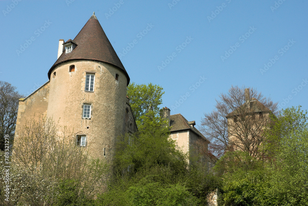 remparts, chateau, Autun, 71, Saône et Loire , France