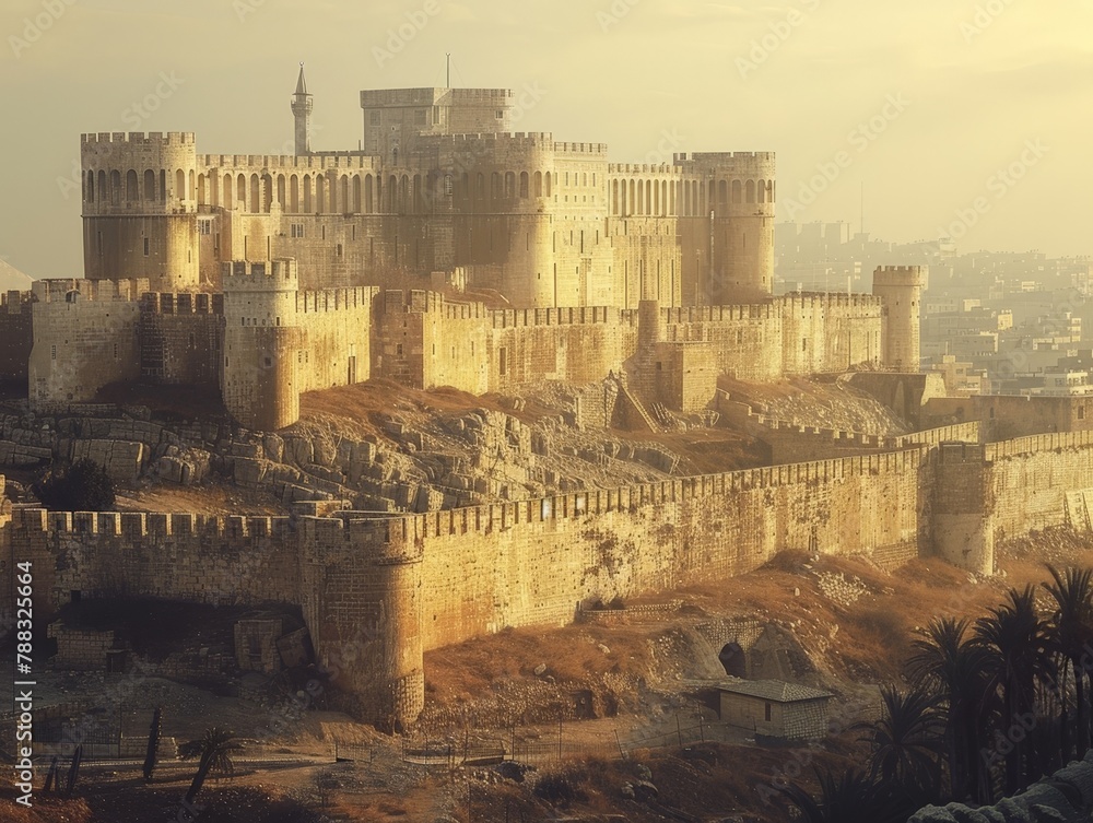 Citadel of Aleppo, historic fortress in Syria