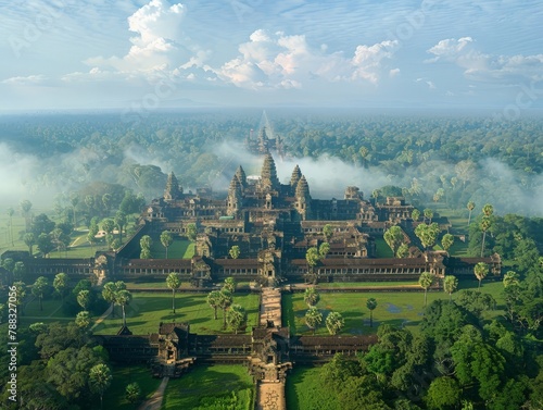Angkor Wat temple complex in Cambodia